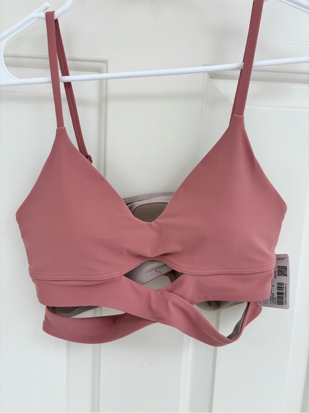 lululemon athletica Strappy Twist Sports Bra - Dusty Rose Size 8 NWT